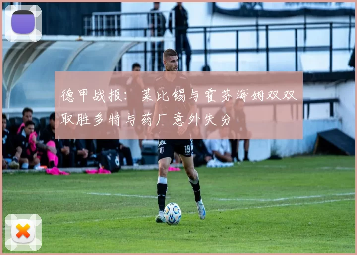 德甲战报：莱比锡与霍芬海姆双双取胜多特与药厂意外失分